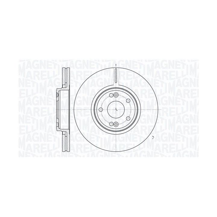 Stabdžių diskas MAGNETI MARELLI 361302040308
