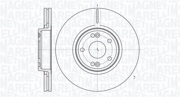 Stabdžių diskas MAGNETI MARELLI 361302040308