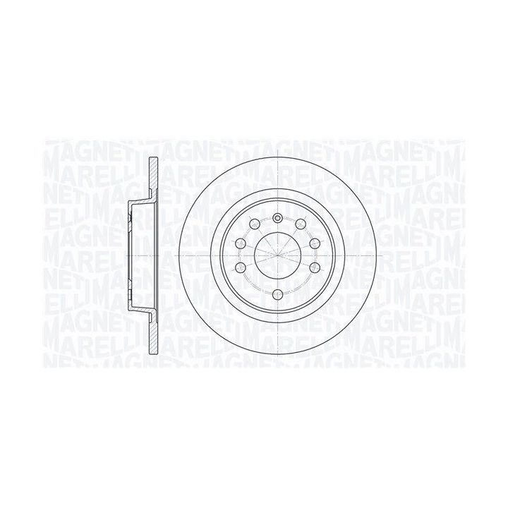Stabdžių diskas MAGNETI MARELLI 361302040319
