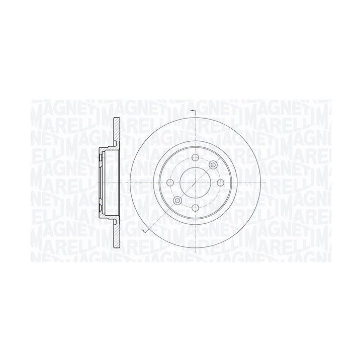 Stabdžių diskas MAGNETI MARELLI 361302040327