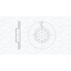 Stabdžių diskas MAGNETI MARELLI 361302040356