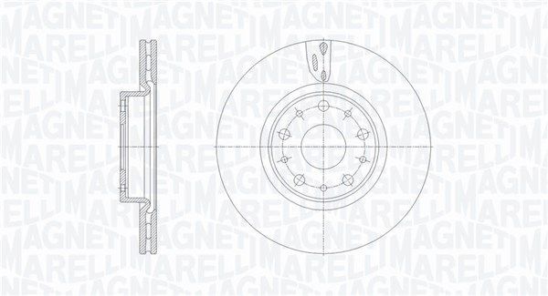Stabdžių diskas MAGNETI MARELLI 361302040356