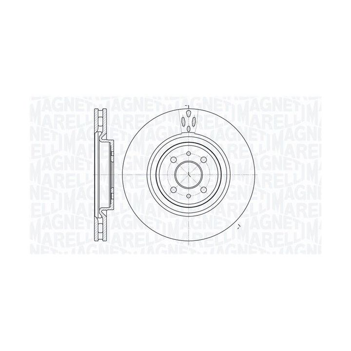 Stabdžių diskas MAGNETI MARELLI 361302040360