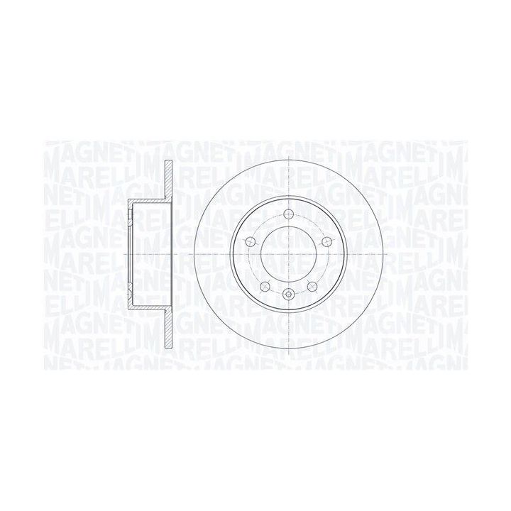 Stabdžių diskas MAGNETI MARELLI 361302040373