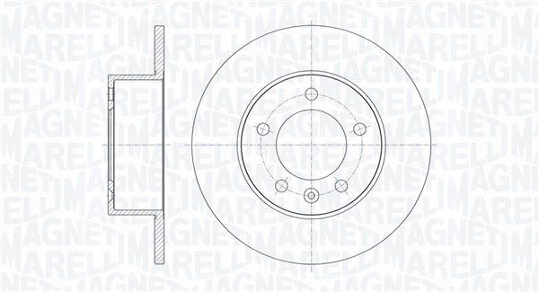 Stabdžių diskas MAGNETI MARELLI 361302040373