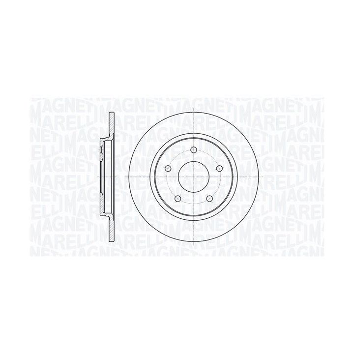 Stabdžių diskas MAGNETI MARELLI 361302040375