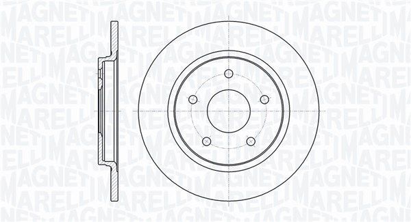 Stabdžių diskas MAGNETI MARELLI 361302040375