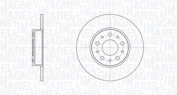 Stabdžių diskas MAGNETI MARELLI 361302040379
