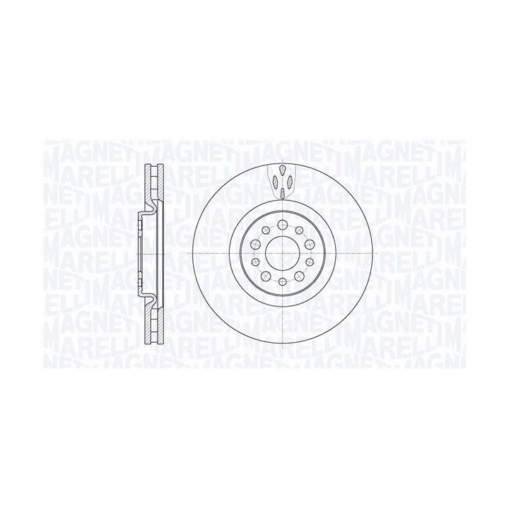 Stabdžių diskas MAGNETI MARELLI 361302040388