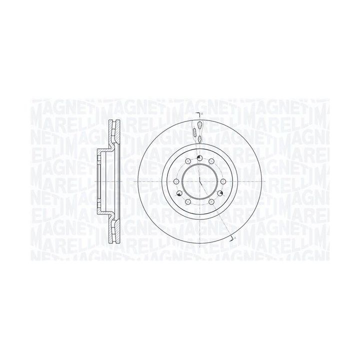 Stabdžių diskas MAGNETI MARELLI 361302040392
