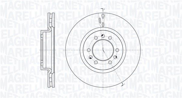 Stabdžių diskas MAGNETI MARELLI 361302040392