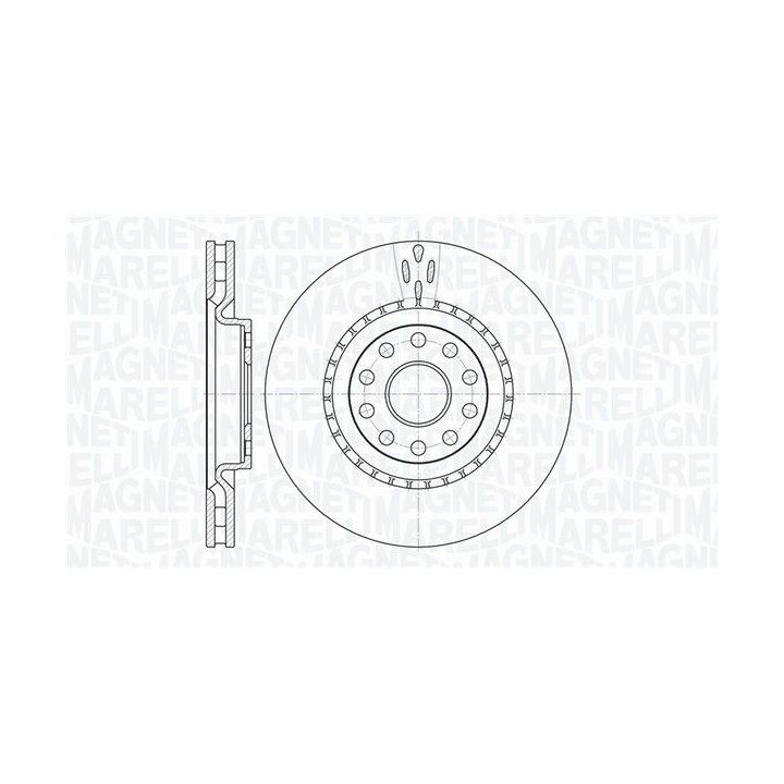 Stabdžių diskas MAGNETI MARELLI 361302040400