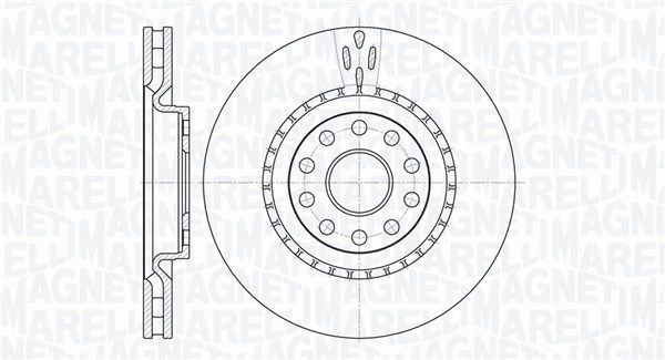 Stabdžių diskas MAGNETI MARELLI 361302040400