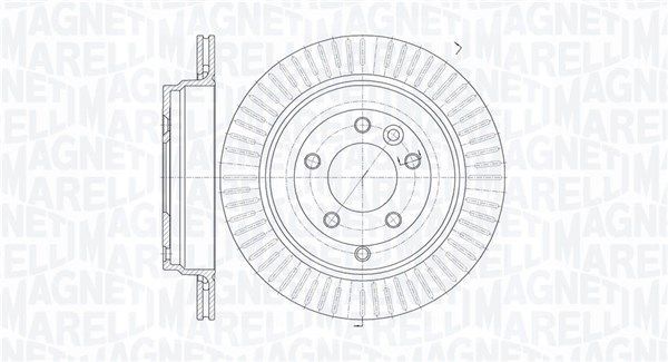 Stabdžių diskas MAGNETI MARELLI 361302040426