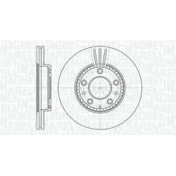 Stabdžių diskas MAGNETI MARELLI 361302040440