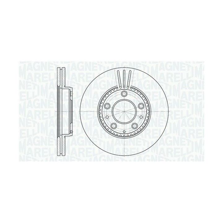 Stabdžių diskas MAGNETI MARELLI 361302040440