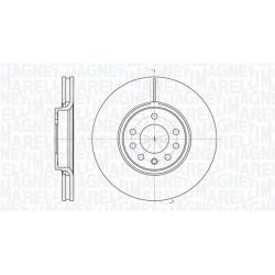 Stabdžių diskas MAGNETI MARELLI 361302040442
