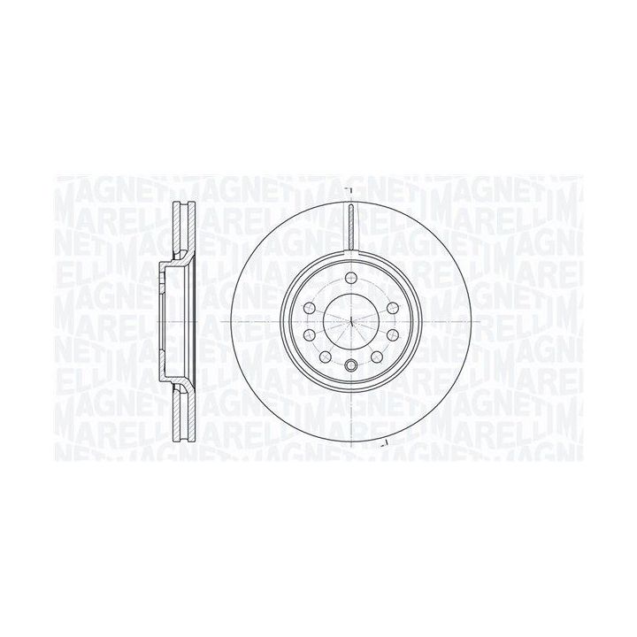 Stabdžių diskas MAGNETI MARELLI 361302040442