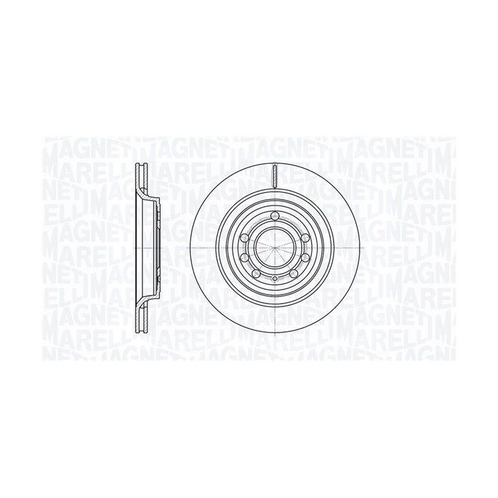 Stabdžių diskas MAGNETI MARELLI 361302040456