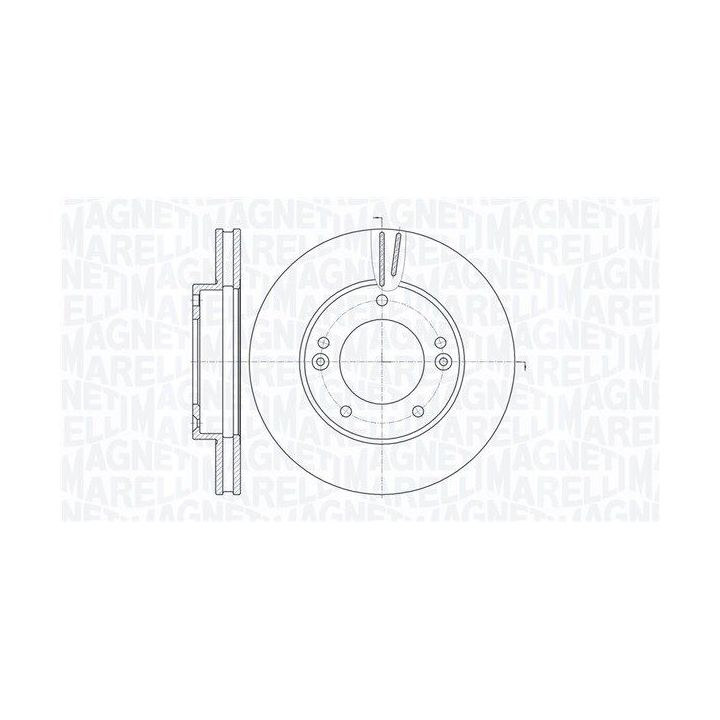 Stabdžių diskas MAGNETI MARELLI 361302040462