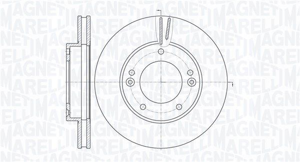 Stabdžių diskas MAGNETI MARELLI 361302040462