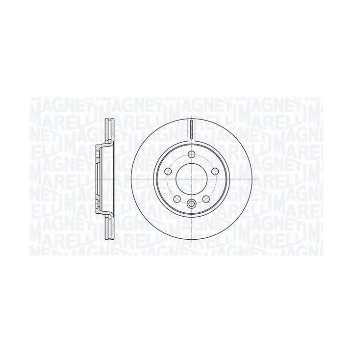 Stabdžių diskas MAGNETI MARELLI 361302040470