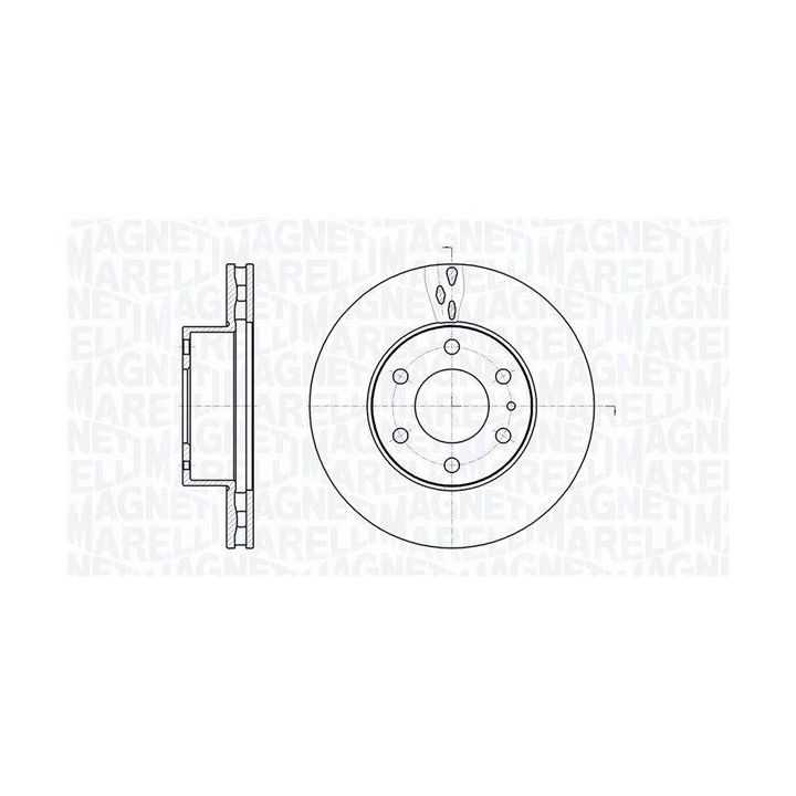 Stabdžių diskas MAGNETI MARELLI 361302040482