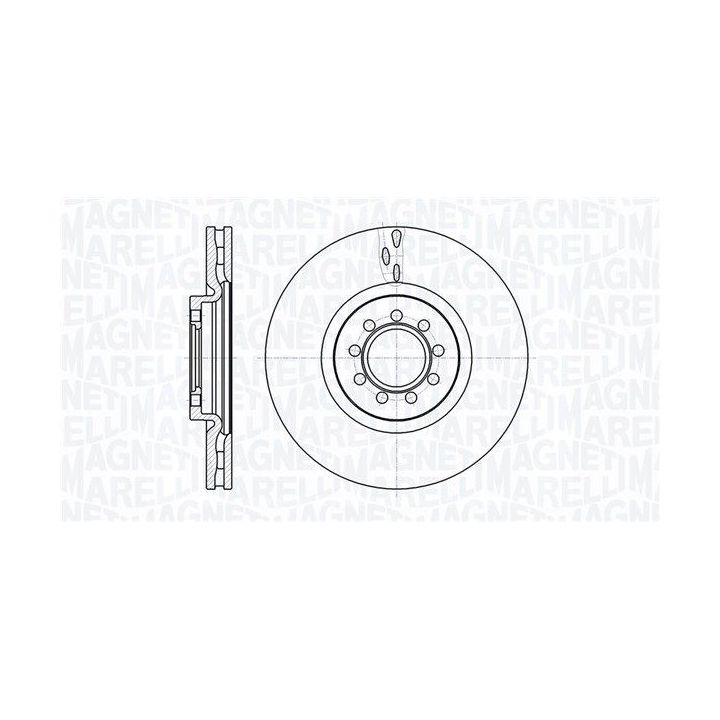 Stabdžių diskas MAGNETI MARELLI 361302040484