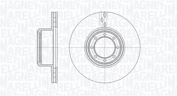 Stabdžių diskas MAGNETI MARELLI 361302040486