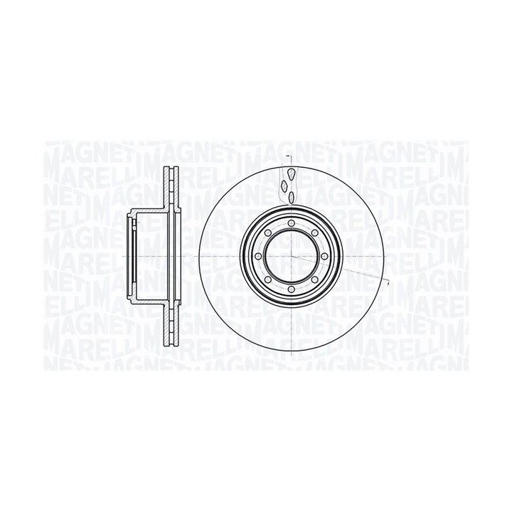Stabdžių diskas MAGNETI MARELLI 361302040488