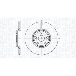 Stabdžių diskas MAGNETI MARELLI 361302040494