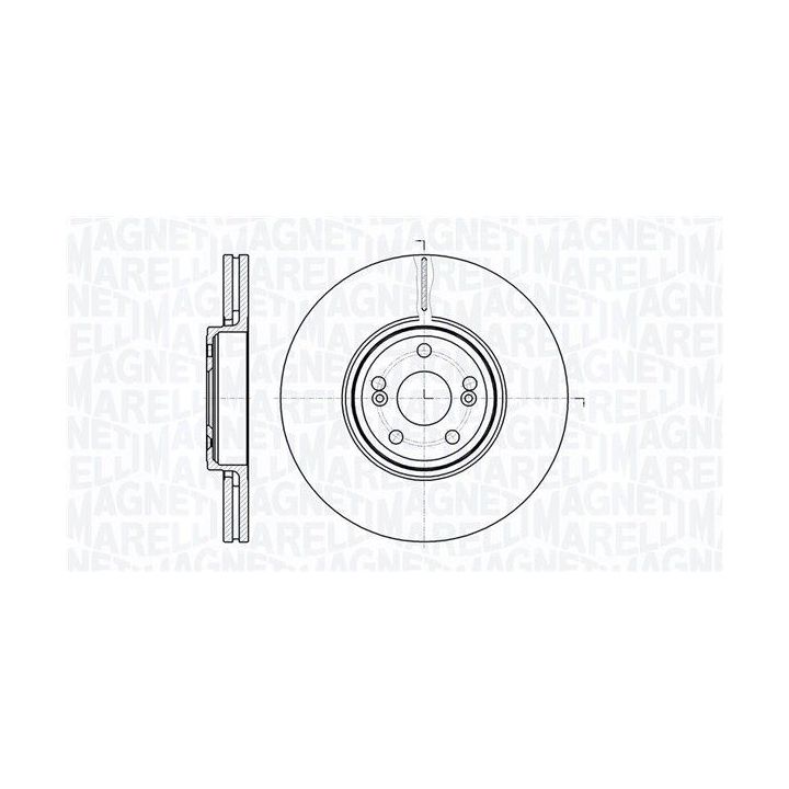 Stabdžių diskas MAGNETI MARELLI 361302040494