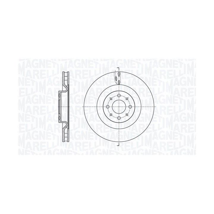 Stabdžių diskas MAGNETI MARELLI 361302040532