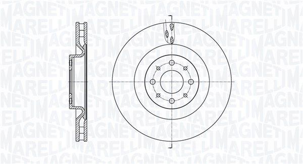 Stabdžių diskas MAGNETI MARELLI 361302040532