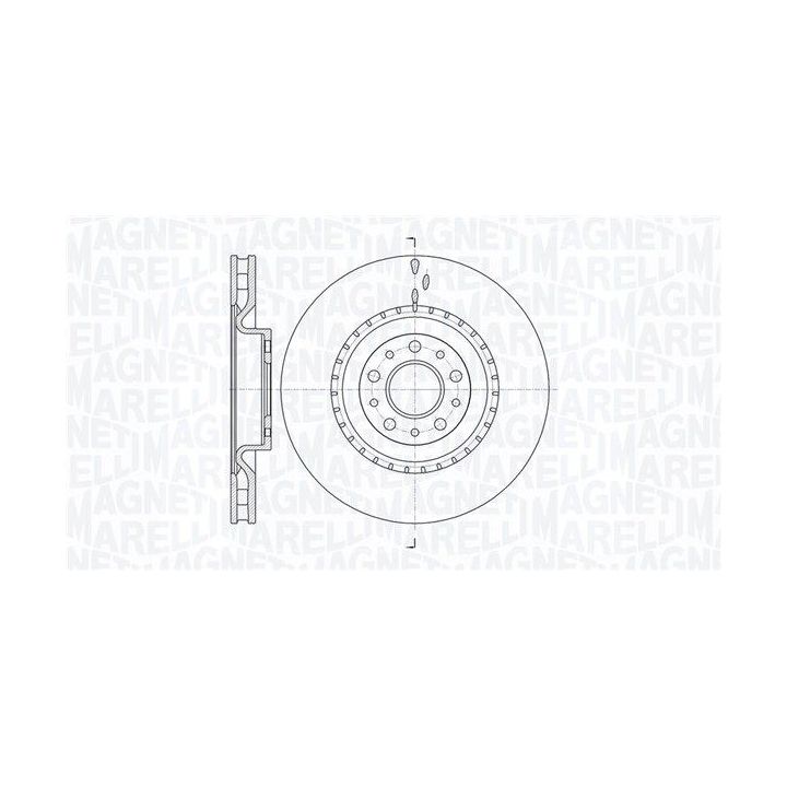 Stabdžių diskas MAGNETI MARELLI 361302040534