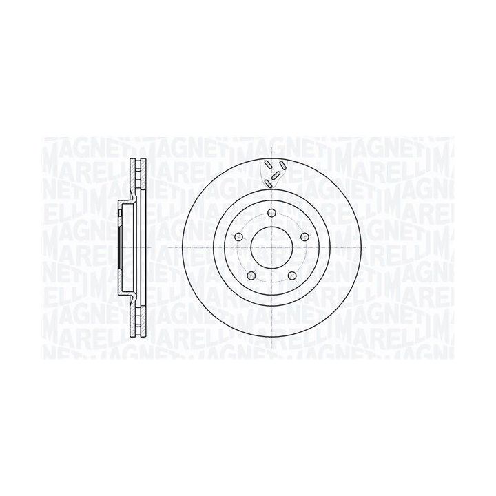 Stabdžių diskas MAGNETI MARELLI 361302040562