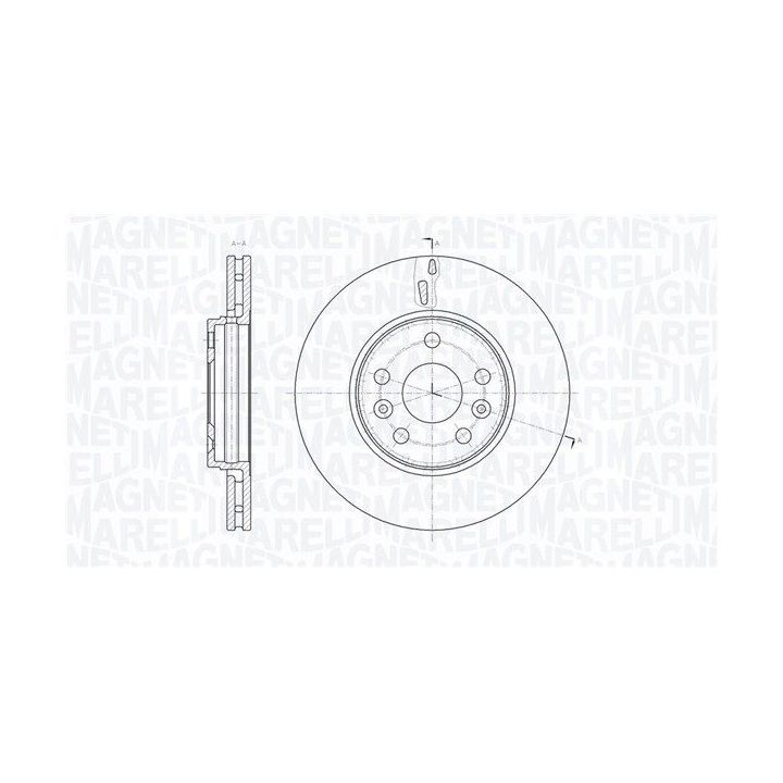 Stabdžių diskas MAGNETI MARELLI 361302040568