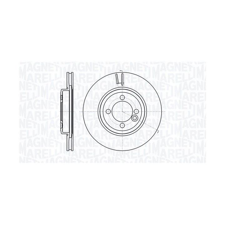 Stabdžių diskas MAGNETI MARELLI 361302040578