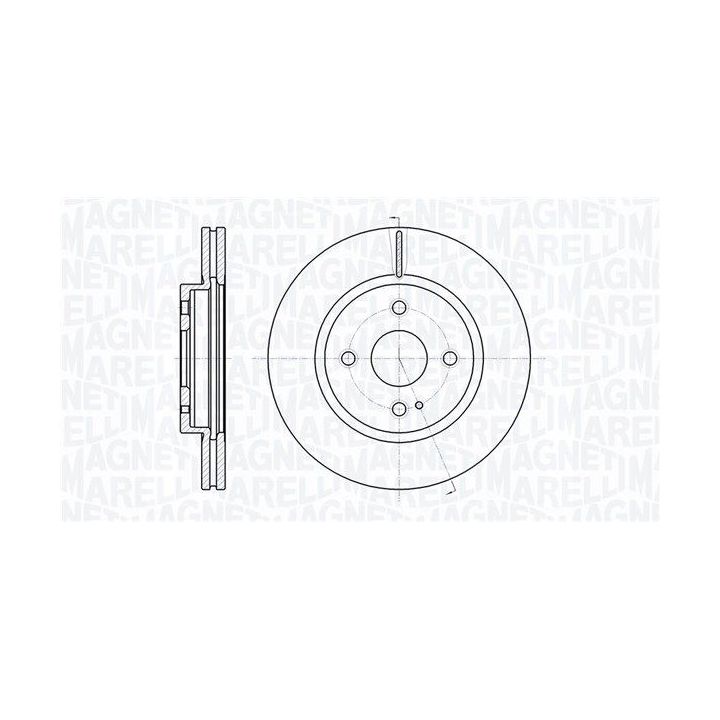 Stabdžių diskas MAGNETI MARELLI 361302040592