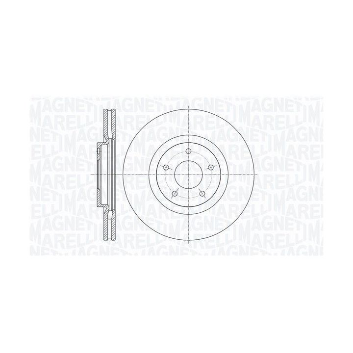 Stabdžių diskas MAGNETI MARELLI 361302040608