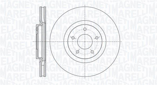Stabdžių diskas MAGNETI MARELLI 361302040608