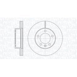 Stabdžių diskas MAGNETI MARELLI 361302040622