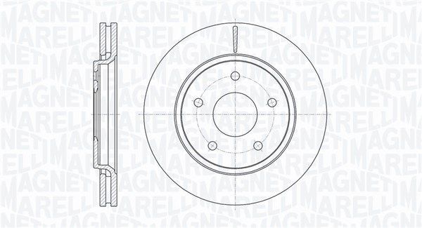 Stabdžių diskas MAGNETI MARELLI 361302040626