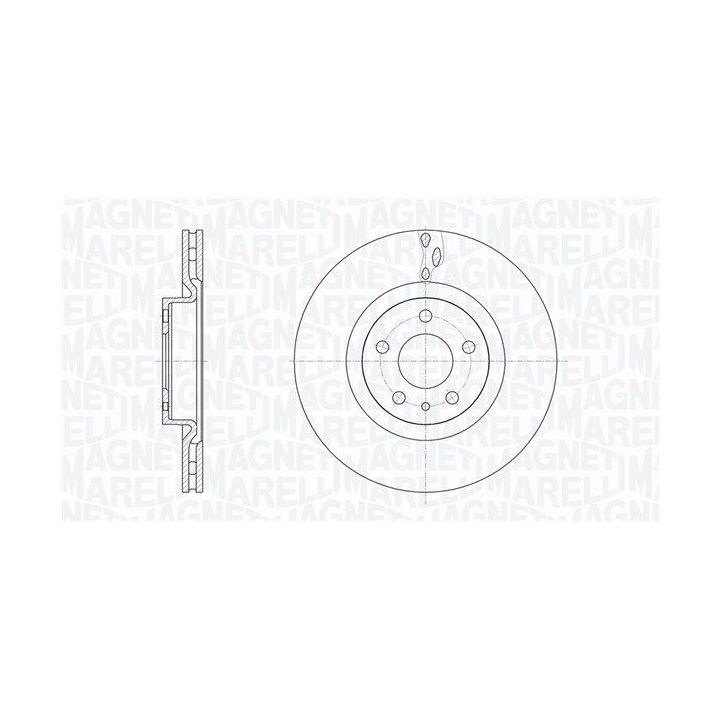 Stabdžių diskas MAGNETI MARELLI 361302040630
