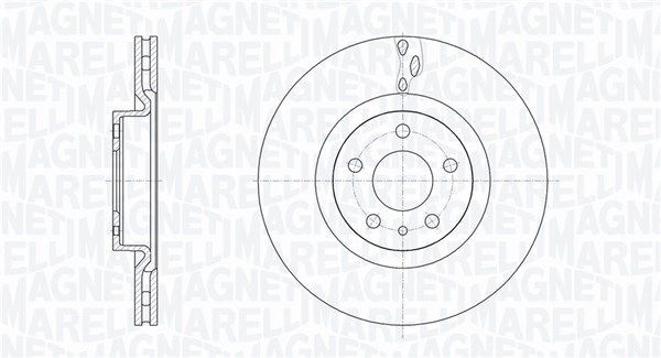 Stabdžių diskas MAGNETI MARELLI 361302040630