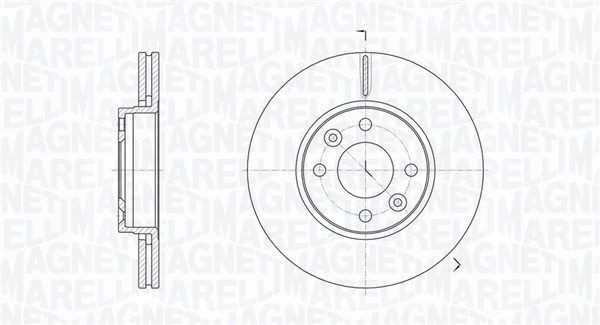 Stabdžių diskas MAGNETI MARELLI 361302040632