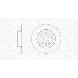 Stabdžių diskas MAGNETI MARELLI 361302040659