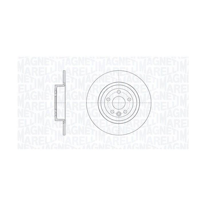 Stabdžių diskas MAGNETI MARELLI 361302040659