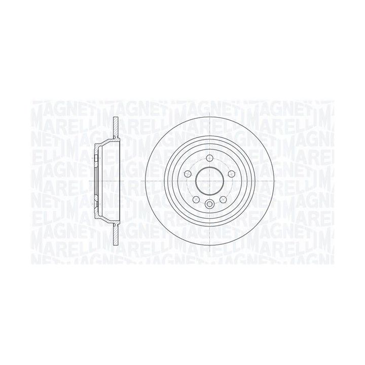 Stabdžių diskas MAGNETI MARELLI 361302040665