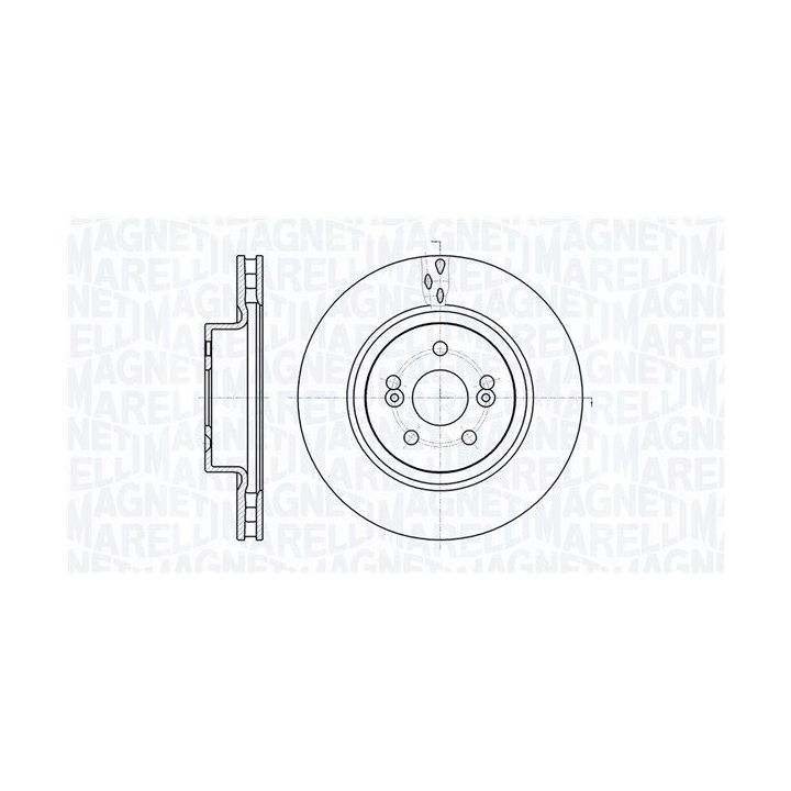 Stabdžių diskas MAGNETI MARELLI 361302040675